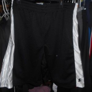 Starter Black and White Shorts